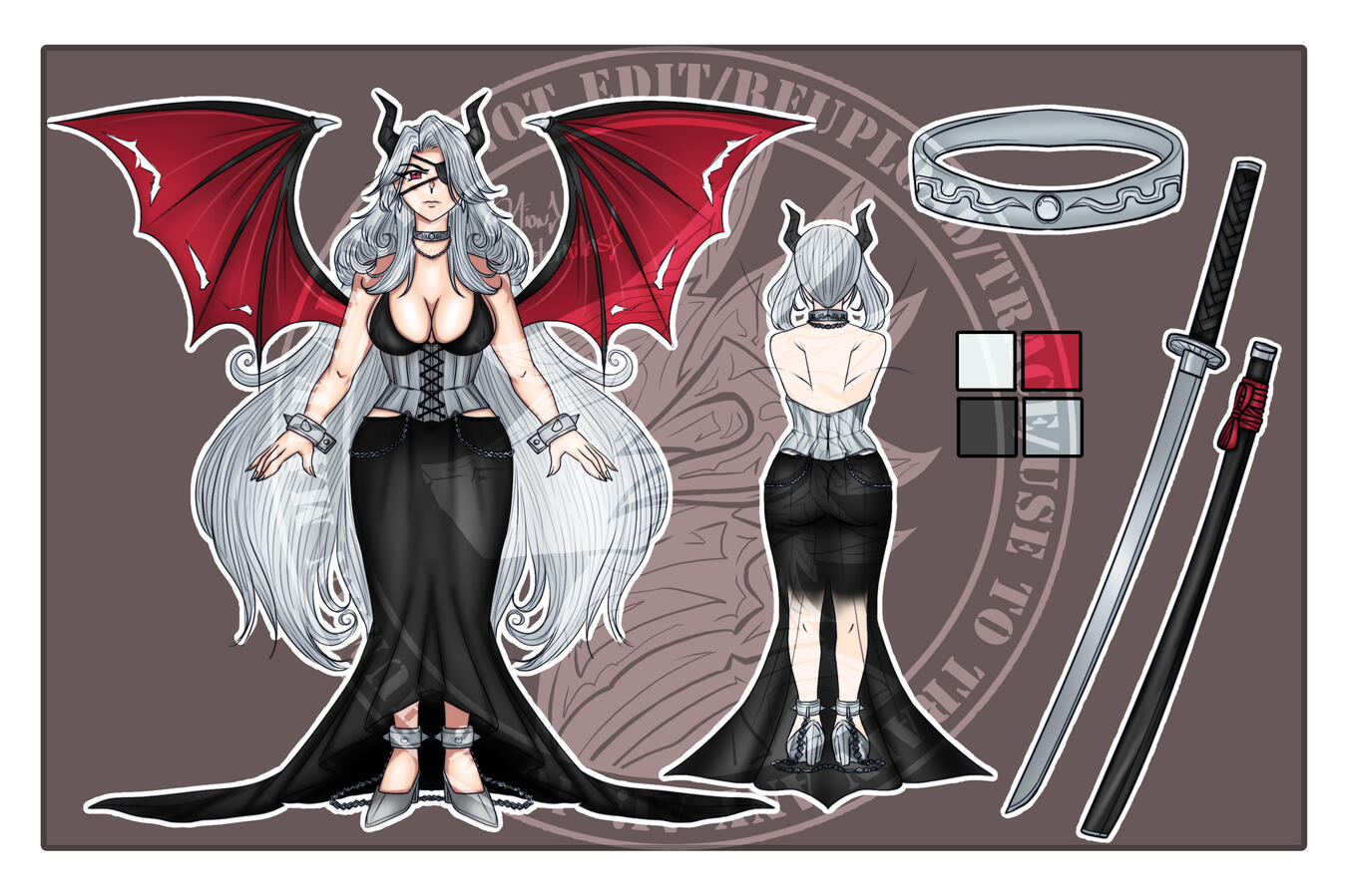 Vaxael, the Fiend of Silver Reference Sheet